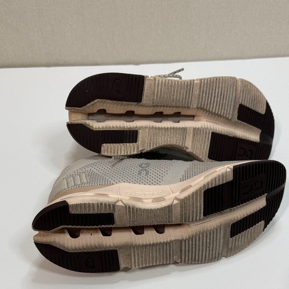 On Running Women's Taupe and Beige Athletic Shoes - Picture 6 of 9